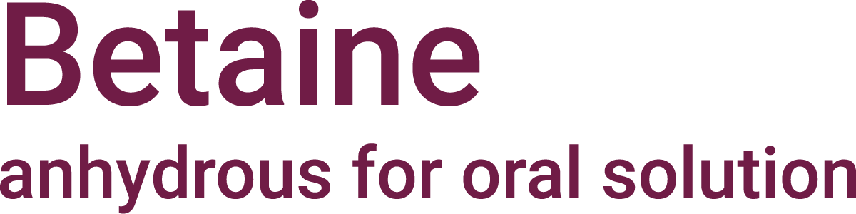 Betaine anhydrous for oral solution